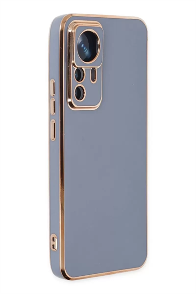 Xiaomi Mi 12T Pro Kılıf Volet Silikon - Mavi