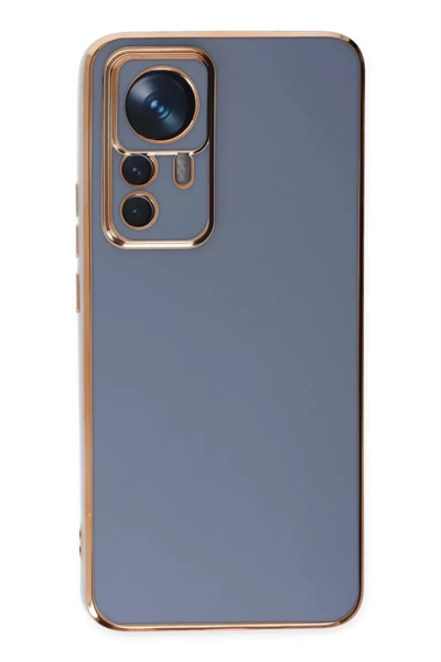 Xiaomi Mi 12T Pro Kılıf Volet Silikon - Mavi