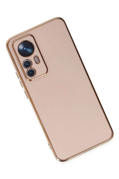 Xiaomi Mi 12T Pro Kılıf Volet Silikon - Pembe