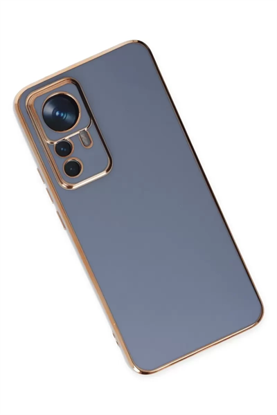 Xiaomi Mi 12T Pro Kılıf Volet Silikon - Mavi