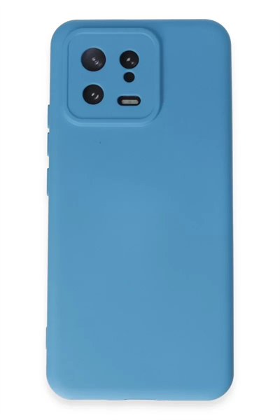 Xiaomi Mi 13 Kılıf Nano içi Kadife Silikon - Mavi
