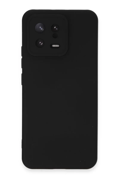 Xiaomi Mi 13 Kılıf Nano içi Kadife Silikon - Siyah