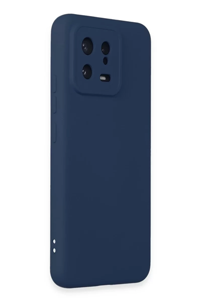 Xiaomi Mi 13 Kılıf Nano içi Kadife Silikon - Lacivert