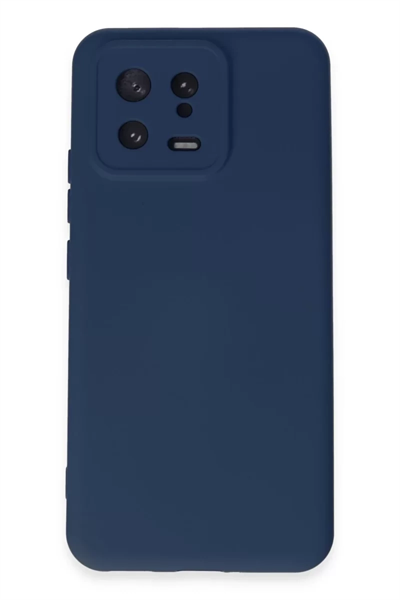 Xiaomi Mi 13 Kılıf Nano içi Kadife Silikon - Lacivert