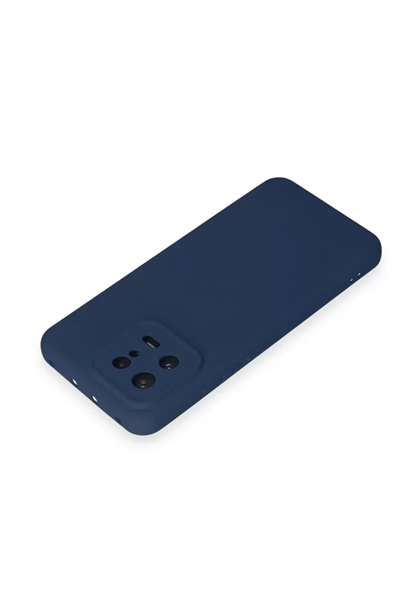 Xiaomi Mi 13 Kılıf Nano içi Kadife Silikon - Lacivert