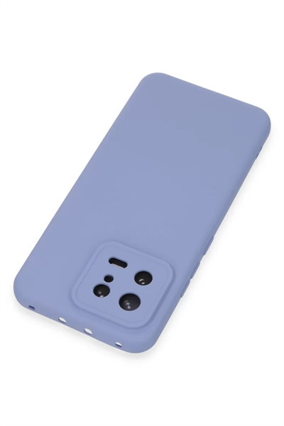 Xiaomi Mi 13 Kılıf Nano içi Kadife Silikon - Lila