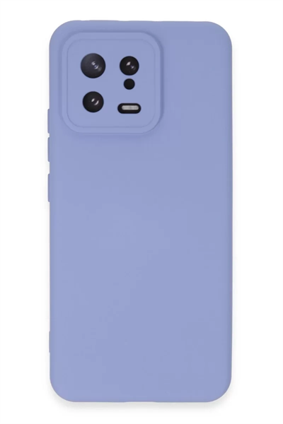 Xiaomi Mi 13 Kılıf Nano içi Kadife Silikon - Lila