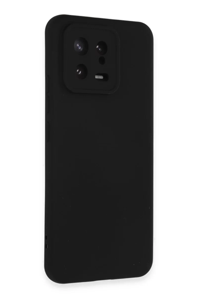 Xiaomi Mi 13 Kılıf Nano içi Kadife Silikon - Siyah