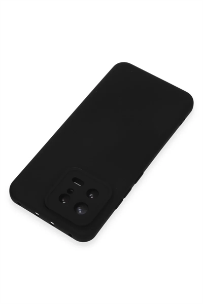 Xiaomi Mi 13 Kılıf Nano içi Kadife Silikon - Siyah