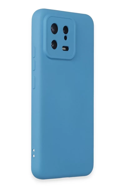 Xiaomi Mi 13 Kılıf Nano içi Kadife Silikon - Mavi