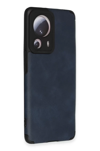 Xiaomi Mi 13 Lite Kılıf Loop Deri Silikon - Lacivert