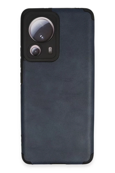 Xiaomi Mi 13 Lite Kılıf Loop Deri Silikon - Lacivert