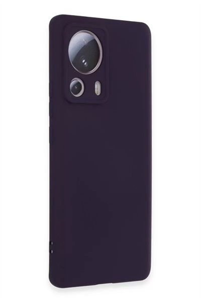 Xiaomi Mi 13 Lite Kılıf Nano içi Kadife Silikon - Mor