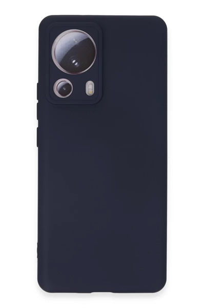 Xiaomi Mi 13 Lite Kılıf Nano içi Kadife Silikon - Lacivert