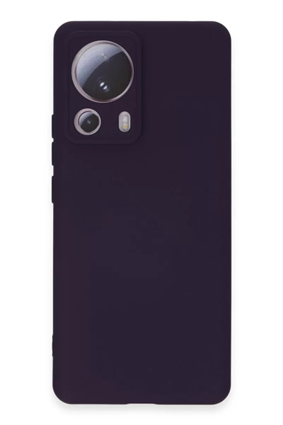 Xiaomi Mi 13 Lite Kılıf Nano içi Kadife Silikon - Mor