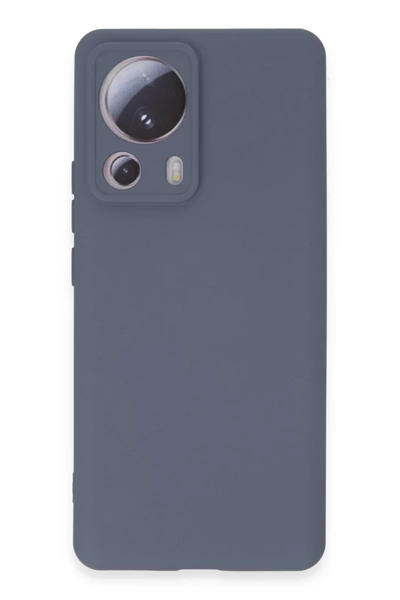 Xiaomi Mi 13 Lite Kılıf Nano içi Kadife Silikon - Gri