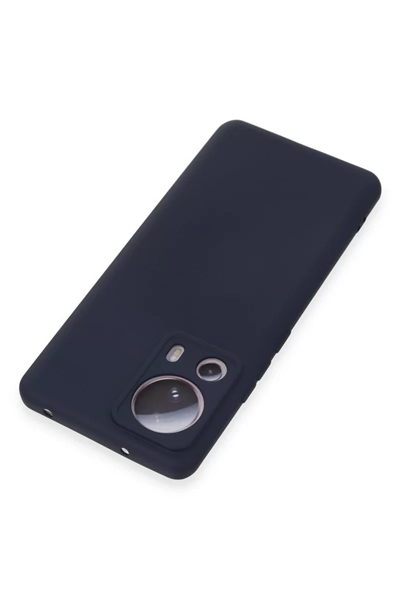 Xiaomi Mi 13 Lite Kılıf Nano içi Kadife Silikon - Lacivert