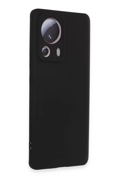 Xiaomi Mi 13 Lite Kılıf Nano içi Kadife Silikon - Siyah