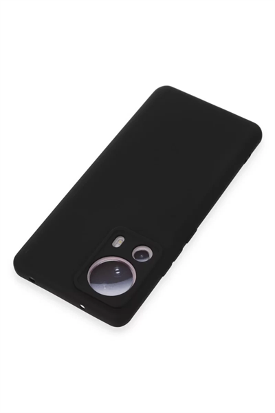 Xiaomi Mi 13 Lite Kılıf Nano içi Kadife Silikon - Siyah