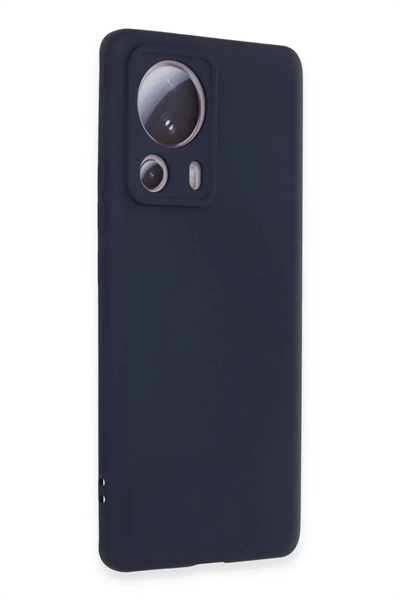 Xiaomi Mi 13 Lite Kılıf Nano içi Kadife Silikon - Lacivert