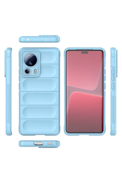 Xiaomi Mi 13 Lite Kılıf Optimum Silikon - Sky Blue