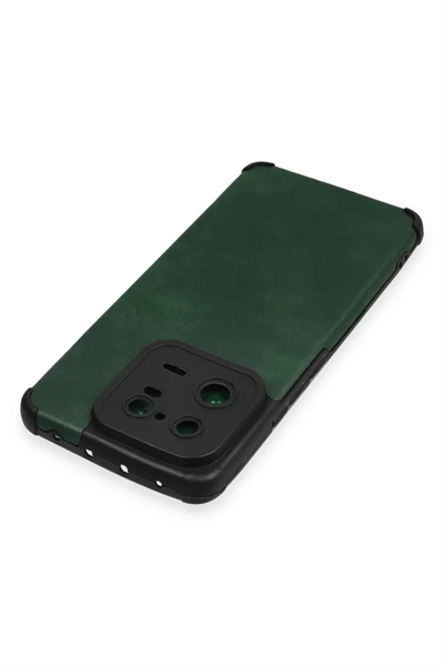 Xiaomi Mi 13 Pro Kılıf Loop Deri Silikon - Yeşil