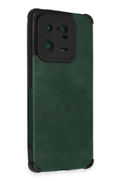 Xiaomi Mi 13 Pro Kılıf Loop Deri Silikon - Yeşil