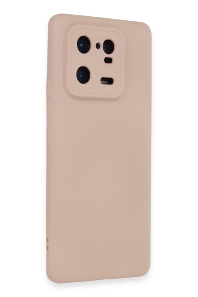 Xiaomi Mi 13 Pro Kılıf Nano içi Kadife Silikon - Pudra