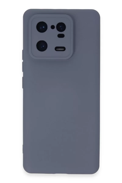 Xiaomi Mi 13 Pro Kılıf Nano içi Kadife Silikon - Gri