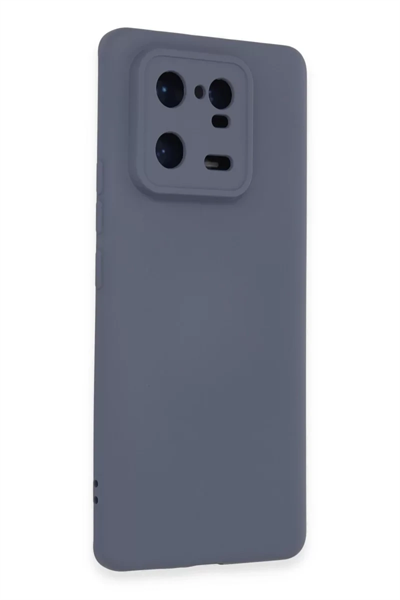 Xiaomi Mi 13 Pro Kılıf Nano içi Kadife Silikon - Gri
