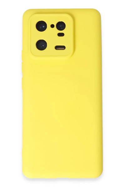 Xiaomi Mi 13 Pro Kılıf Nano içi Kadife Silikon - Sarı
