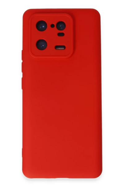 Xiaomi Mi 13 Pro Kılıf Nano içi Kadife Silikon - Kırmızı