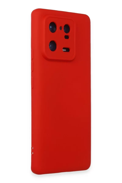 Xiaomi Mi 13 Pro Kılıf Nano içi Kadife Silikon - Kırmızı