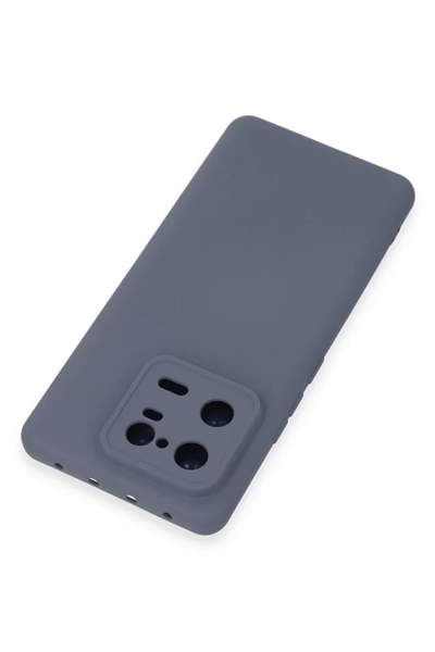 Xiaomi Mi 13 Pro Kılıf Nano içi Kadife Silikon - Gri