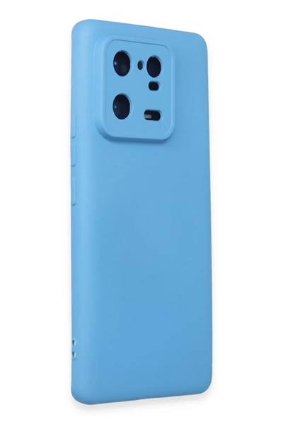 Xiaomi Mi 13 Pro Kılıf Nano içi Kadife Silikon - Mavi