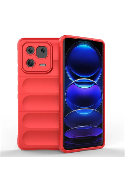 Xiaomi Mi 13 Pro Kılıf Optimum Silikon - Kırmızı