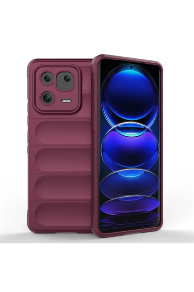 Xiaomi Mi 13 Pro Kılıf Optimum Silikon - Bordo