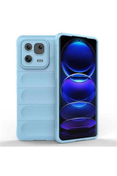 Xiaomi Mi 13 Pro Kılıf Optimum Silikon - Sky Blue