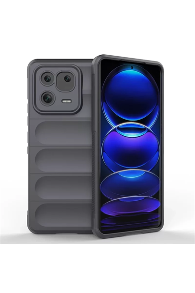 Xiaomi Mi 13 Pro Kılıf Optimum Silikon - Siyah