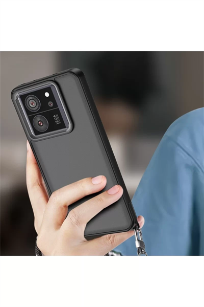 Xiaomi Mi 13T Kılıf Elegant Kapak - Pudra