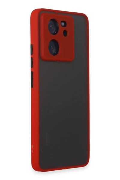 Xiaomi Mi 13T Pro Kılıf Montreal Silikon Kapak - Kırmızı