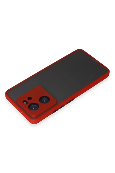 Xiaomi Mi 13T Pro Kılıf Montreal Silikon Kapak - Kırmızı