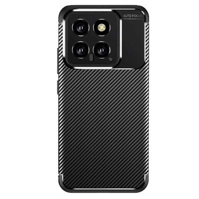Xiaomi Mi 14T Kılıf Auto Focus Karbon Kapak - Siyah