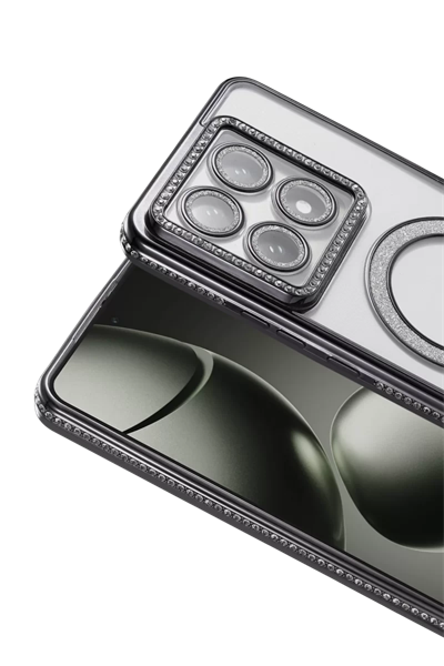 Xiaomi Mi 14T Pro Joke Simli Magneticsafe Kılıf - Siyah