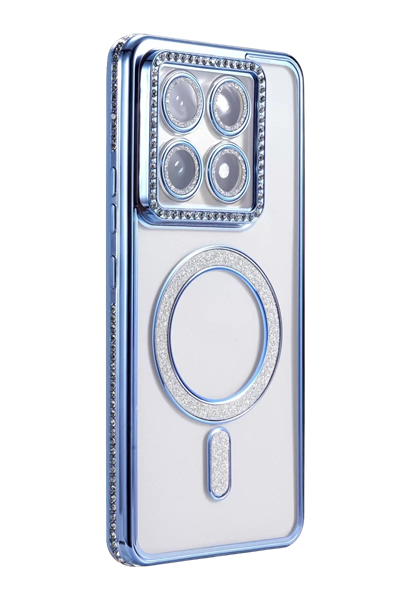 Xiaomi Mi 14T Pro Joke Simli Magneticsafe Kılıf - Mavi