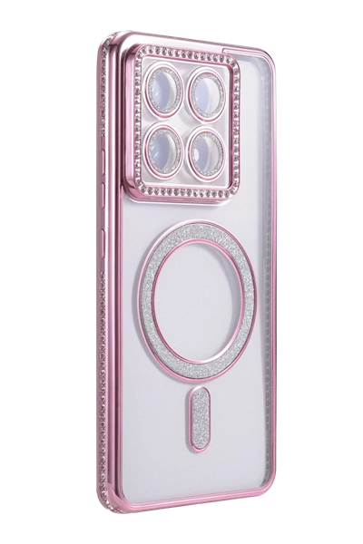 Xiaomi Mi 14T Pro Joke Simli Magneticsafe Kılıf - Pembe