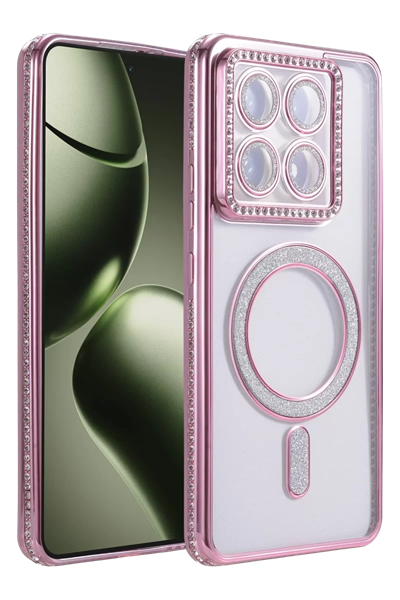 Xiaomi Mi 14T Pro Joke Simli Magneticsafe Kılıf - Pembe