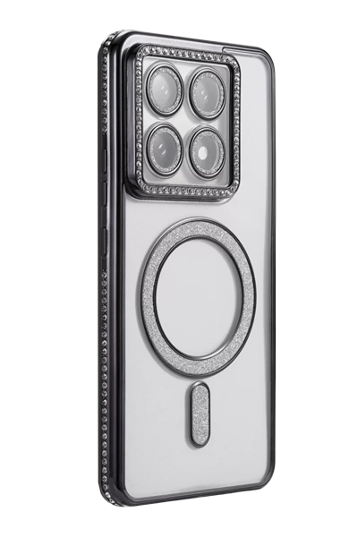 Xiaomi Mi 14T Pro Joke Simli Magneticsafe Kılıf - Siyah