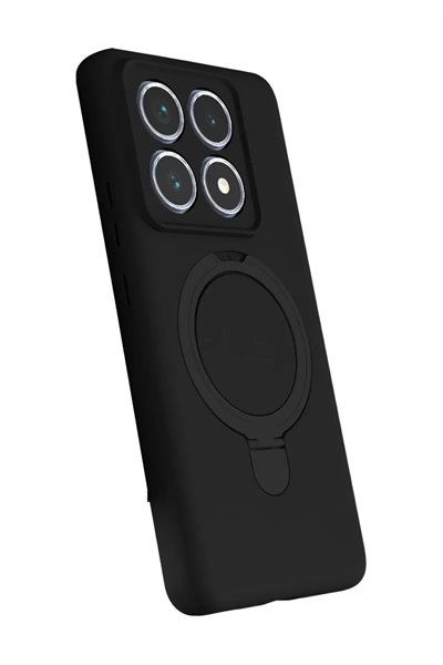 Xiaomi Mi 14T Pro Regal Magsafe Standlı Kapak - Siyah