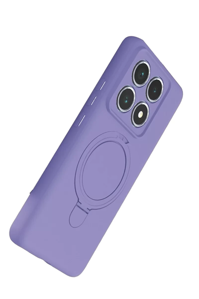 Xiaomi Mi 14T Pro Regal Magsafe Standlı Kapak - Lila
